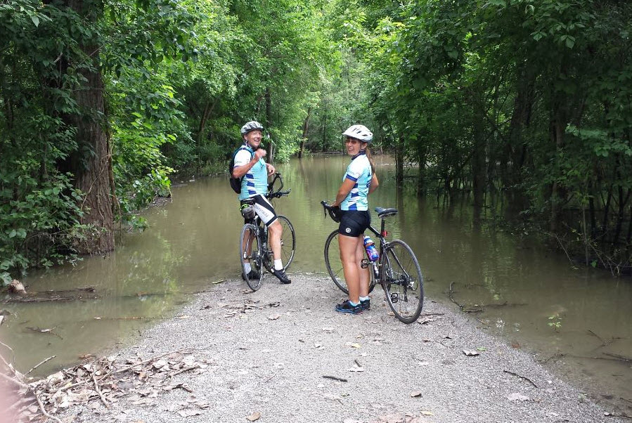 3 Missouri Katy Bike Trail Flooded